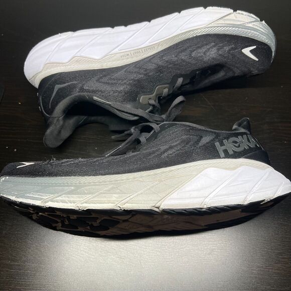 Hoka One One Arahi 6 Black White Running Shoes Men\'s Size 10D main image 12